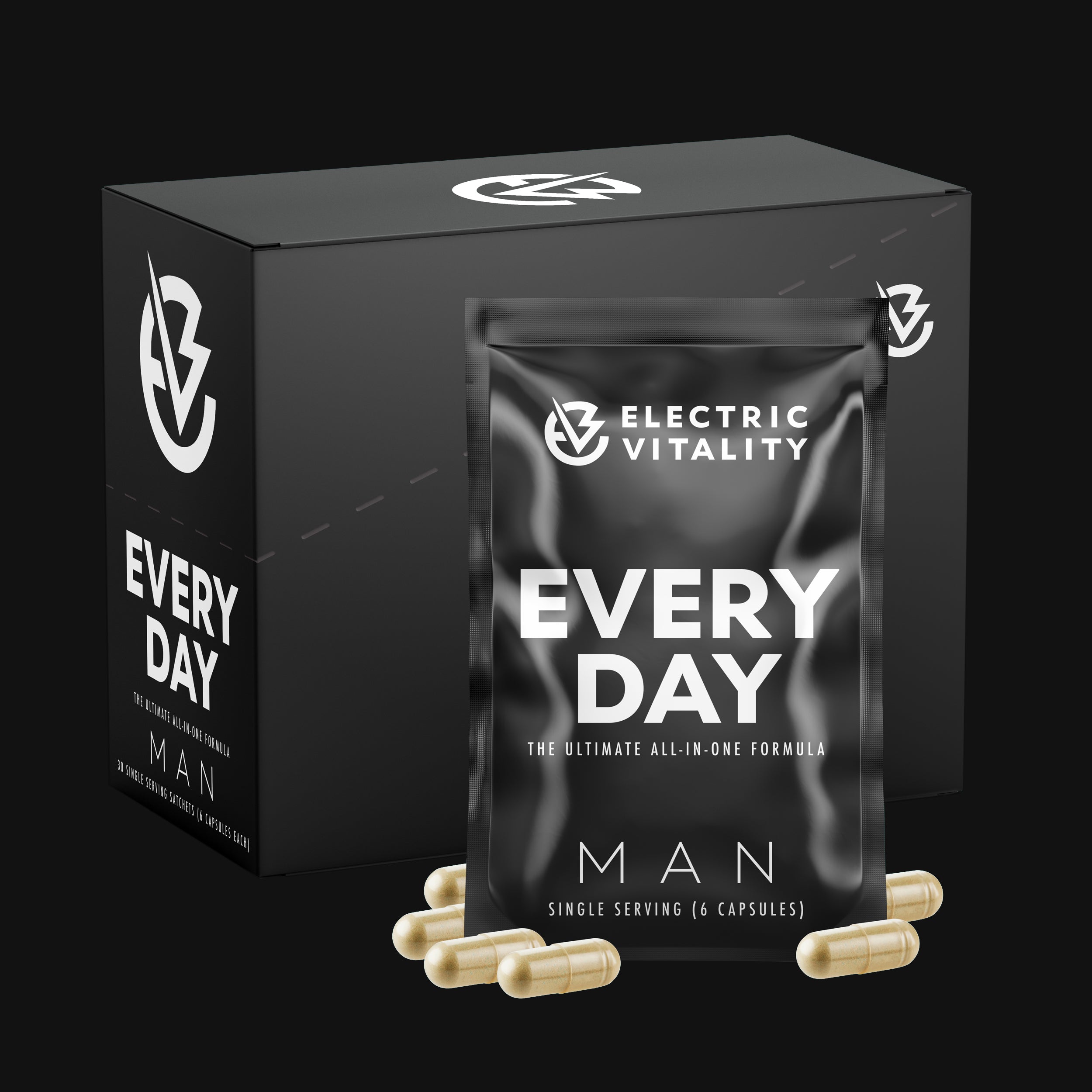 Every Day Man | Every Day Man Health Supplement | Electric Vitality